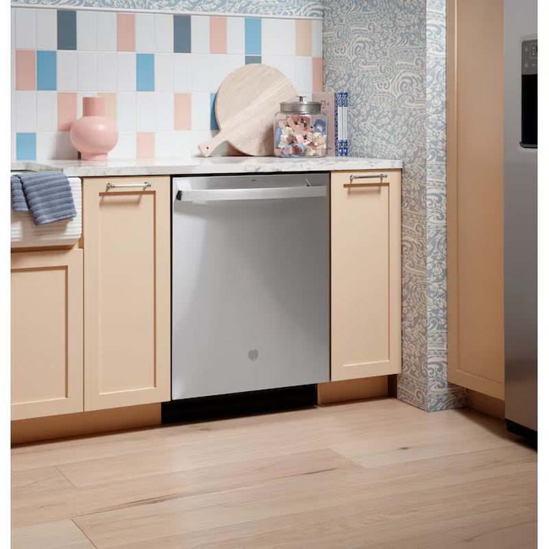 Dry Boost 24-In Top Control Built-In Dishwasher with Third Rack ( Stainless Steel ) ENERGY STAR, 47-Decibel Very Quiet Sound Level