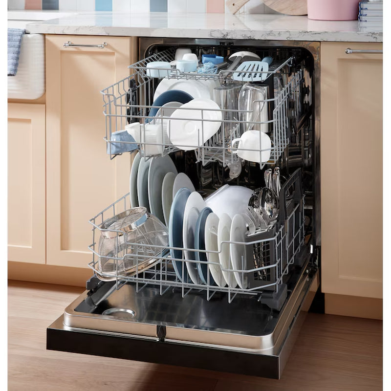 Dry Boost 24-In Top Control Built-In Dishwasher with Third Rack ( Stainless Steel ) ENERGY STAR, 47-Decibel Very Quiet Sound Level
