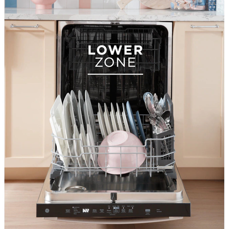 Dry Boost 24-In Top Control Built-In Dishwasher with Third Rack ( Stainless Steel ) ENERGY STAR, 47-Decibel Very Quiet Sound Level
